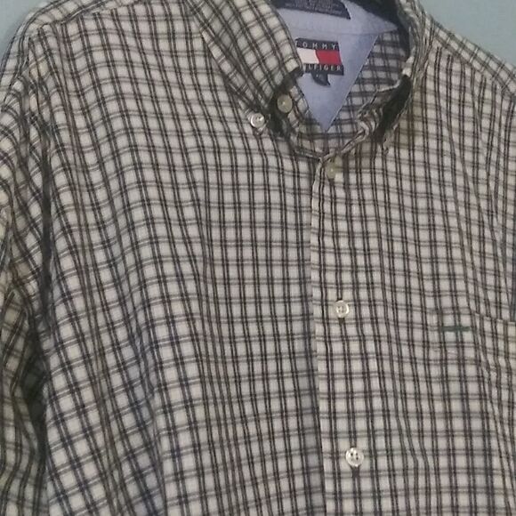 Tommy Hilfiger plaid button down - Picture 3 of 7